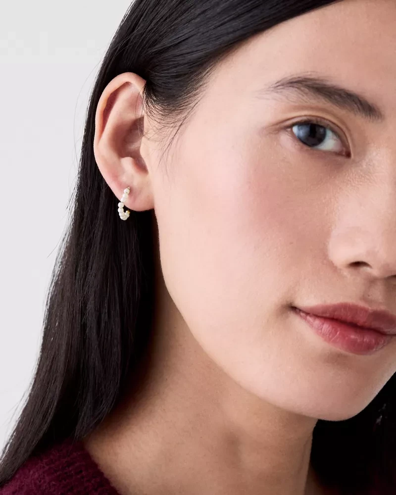 Tiny Twinkles Mini Pearl Mini Hoops