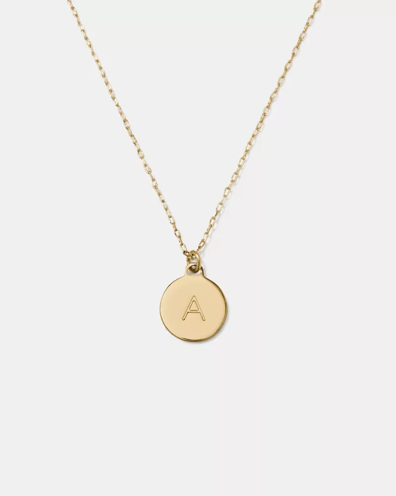 Initial A Mini Pendant