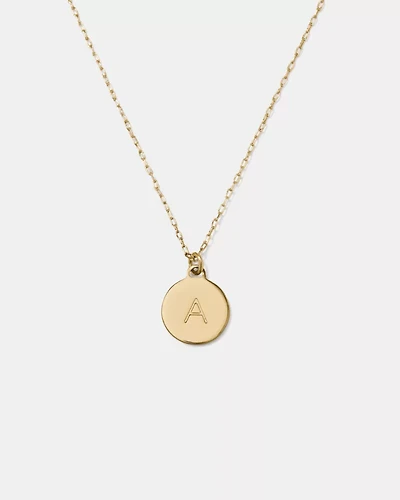 Initial A Mini Pendant