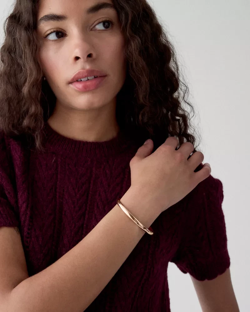 Stop And Smell The Roses Idiom Bangle