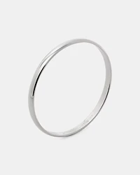 Silver Lining Idiom Bangle