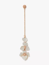 Precious Pansy Linear Earrings