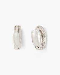 Brilliant Statements Pavé Mini Huggies