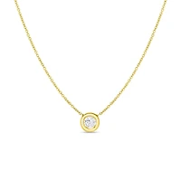 Shop diamond solitaire necklace in Canada | La Maison Monaco