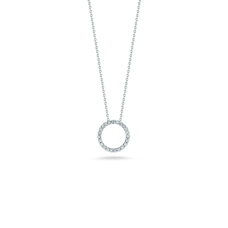 Shop tiny treasures small diamond circle necklace in Canada | La Maison Monaco