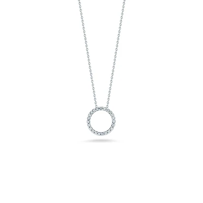 Shop tiny treasures small diamond circle necklace in Canada | La Maison MonacoShop