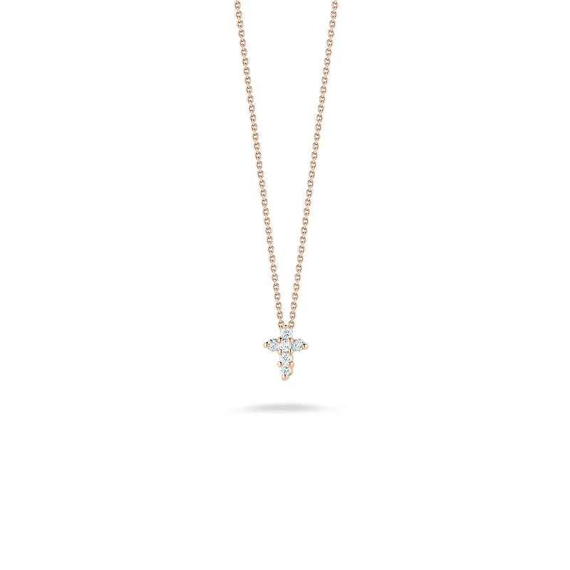 Shop tiny treasures diamond baby cross necklace in Canada | La Maison Monaco