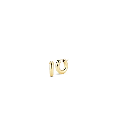 Shop designer gold round hoop earrings in Canada | La Maison MonacoShop