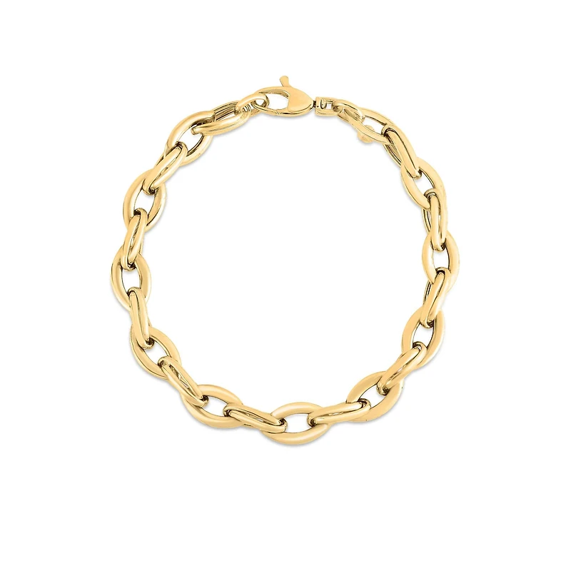 Shop almond link bracelet 7in in Canada | La Maison Monaco