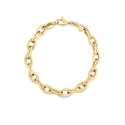 Shop almond link bracelet 7in in Canada | La Maison Monaco