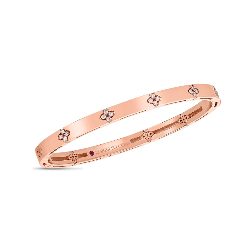Shop love in verona narrow width diamond accent bangle in Canada | La Maison Monaco