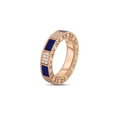 Shop blue lapis mosaic ring in Canada | La Maison Monaco