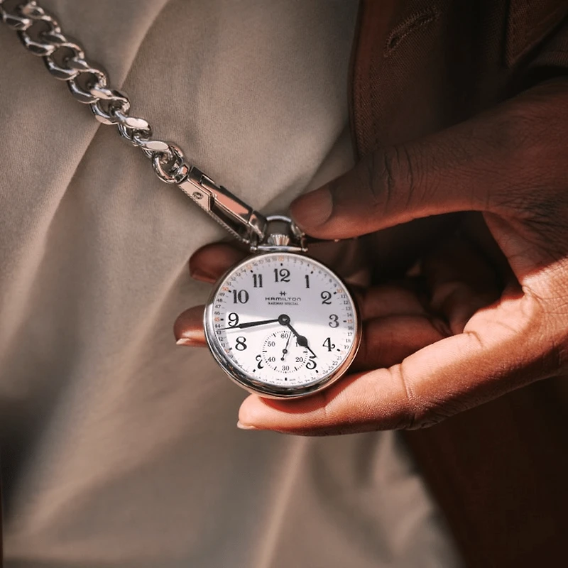 Shop american classic railroad pocket watch | limited edition in Canada | La Maison Monaco