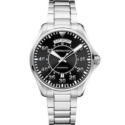 Shop khaki aviation pilot day date auto in Canada | La Maison Monaco