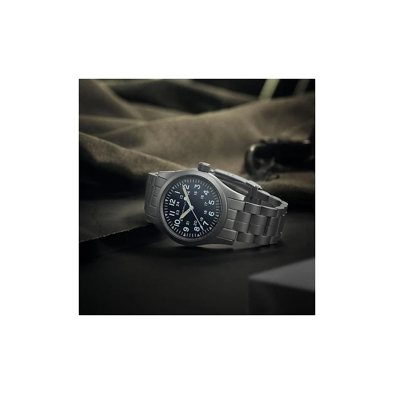 Shop khaki field mechanical 38mm in Canada | La Maison Monaco
