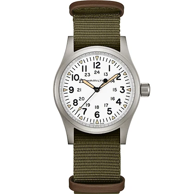Shop khaki field mechanical 38mm in Canada | La Maison Monaco