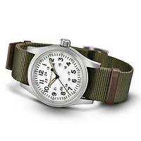 Shop khaki field mechanical 38mm in Canada | La Maison Monaco