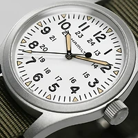 Shop khaki field mechanical 38mm in Canada | La Maison Monaco