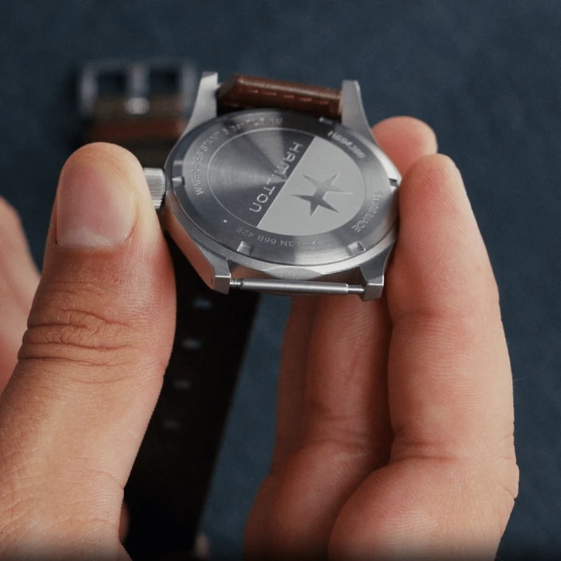 Shop khaki field mechanical 38mm in Canada | La Maison Monaco