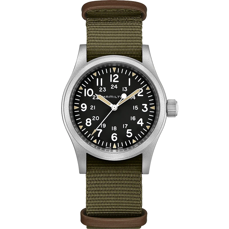 Shop khaki field mechanical 38mm in Canada | La Maison Monaco