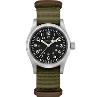 Shop khaki field mechanical 38mm in Canada | La Maison Monaco