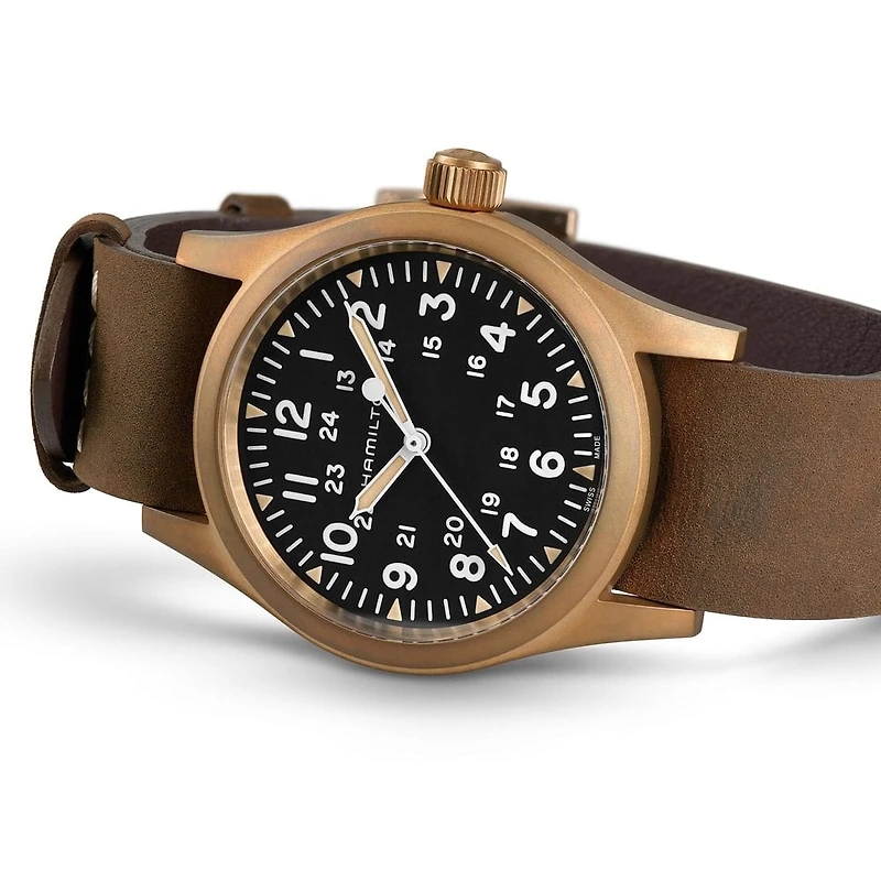 Shop khaki field mechanical bronze in Canada | La Maison Monaco