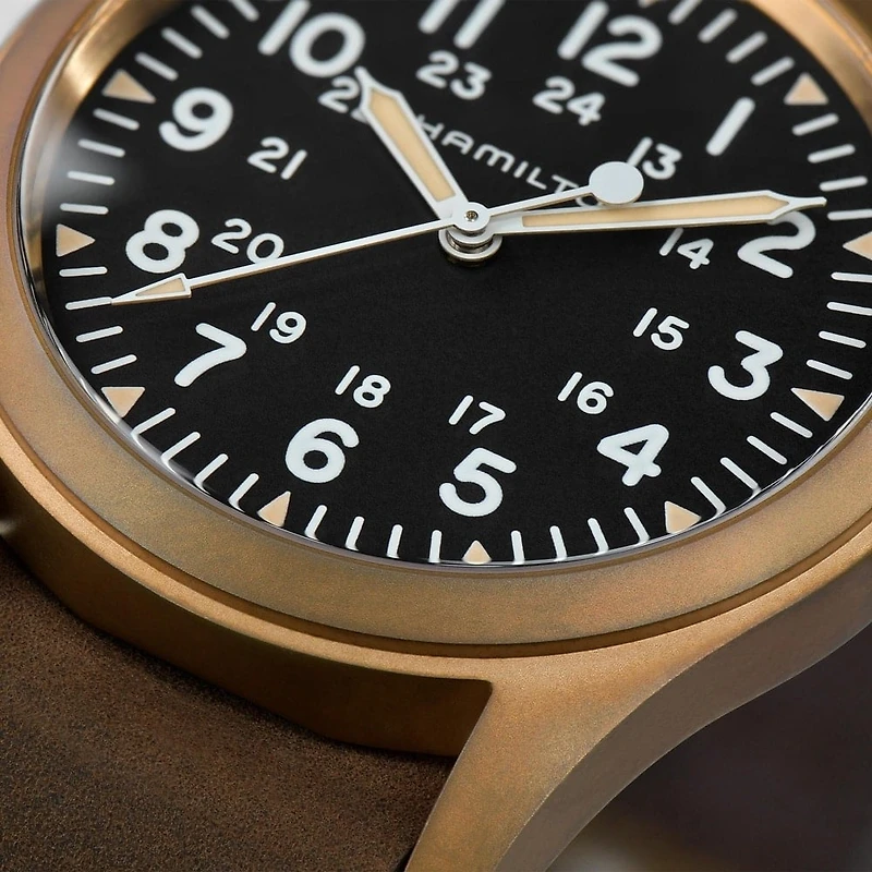 Shop khaki field mechanical bronze in Canada | La Maison Monaco