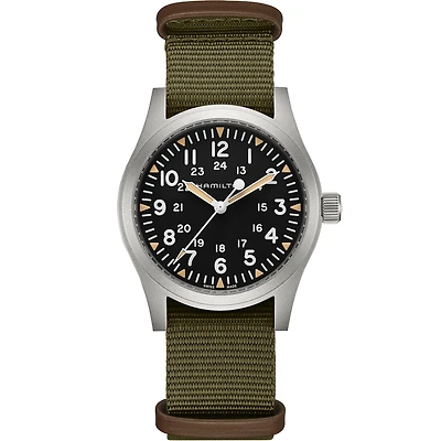 Shop khaki field mechanical 42mm in Canada | La Maison Monaco