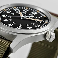 Shop khaki field mechanical 42mm in Canada | La Maison Monaco