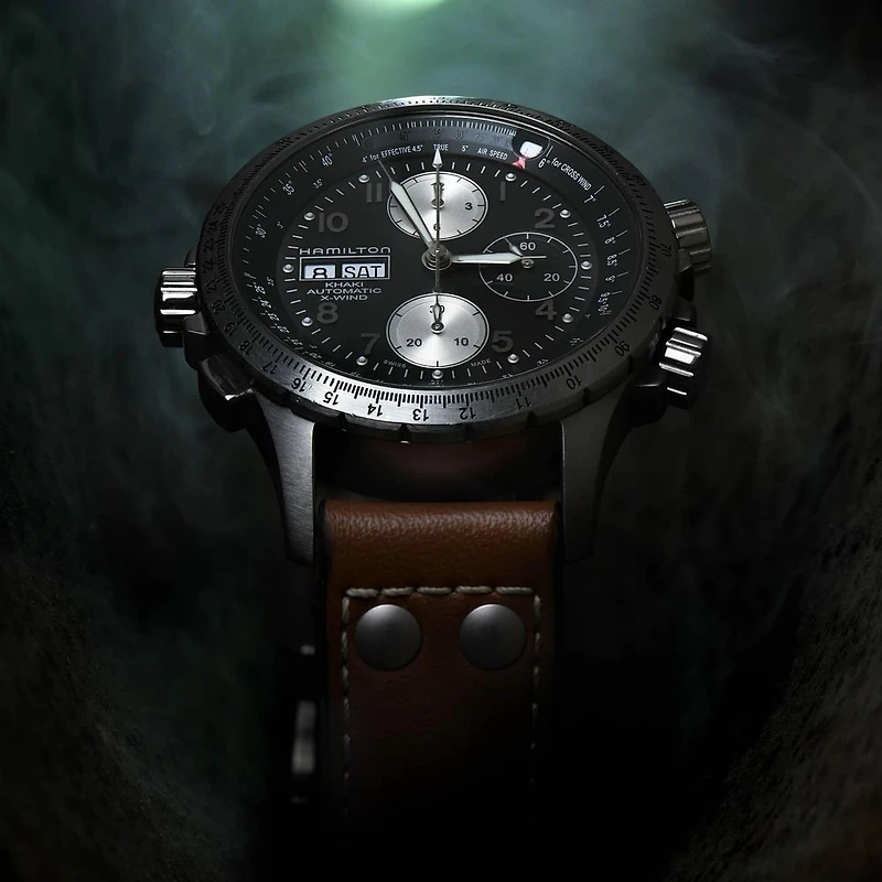 Shop khaki aviation x-wind auto chrono in Canada | La Maison Monaco