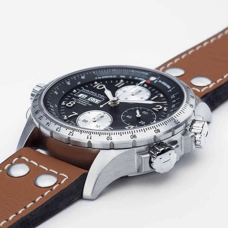Shop khaki aviation x-wind auto chrono in Canada | La Maison Monaco