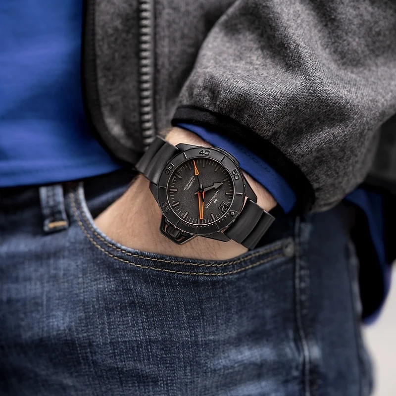 Shop khaki navy frogman auto in Canada | La Maison Monaco