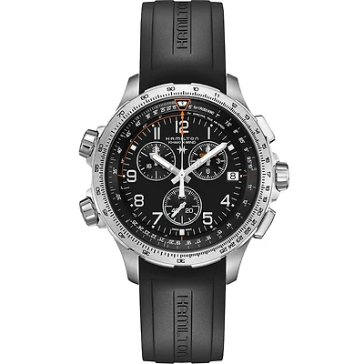 Shop khaki aviation x-wind gmt chrono quartz in Canada | La Maison Monaco