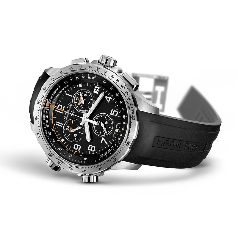 Shop khaki aviation x-wind gmt chrono quartz in Canada | La Maison Monaco