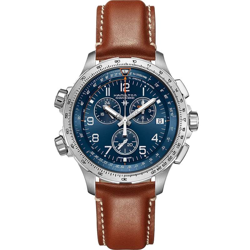Shop khaki aviation x-wind gmt chrono quartz in Canada | La Maison Monaco