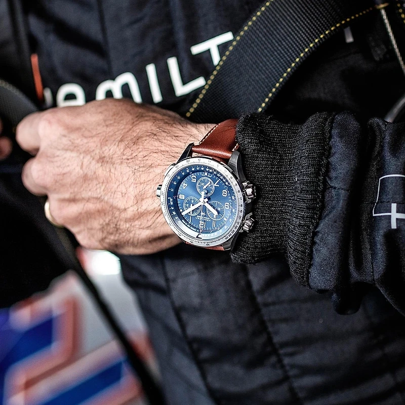 Shop khaki aviation x-wind gmt chrono quartz in Canada | La Maison Monaco