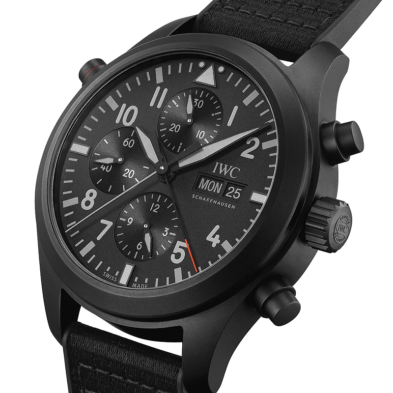 Shop pilot’s watch double chronograph top gun ceratanium® in Canada | La Maison Monaco