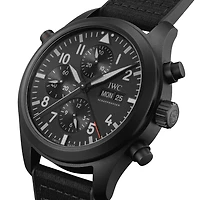 Shop pilot’s watch double chronograph top gun ceratanium® in Canada | La Maison Monaco