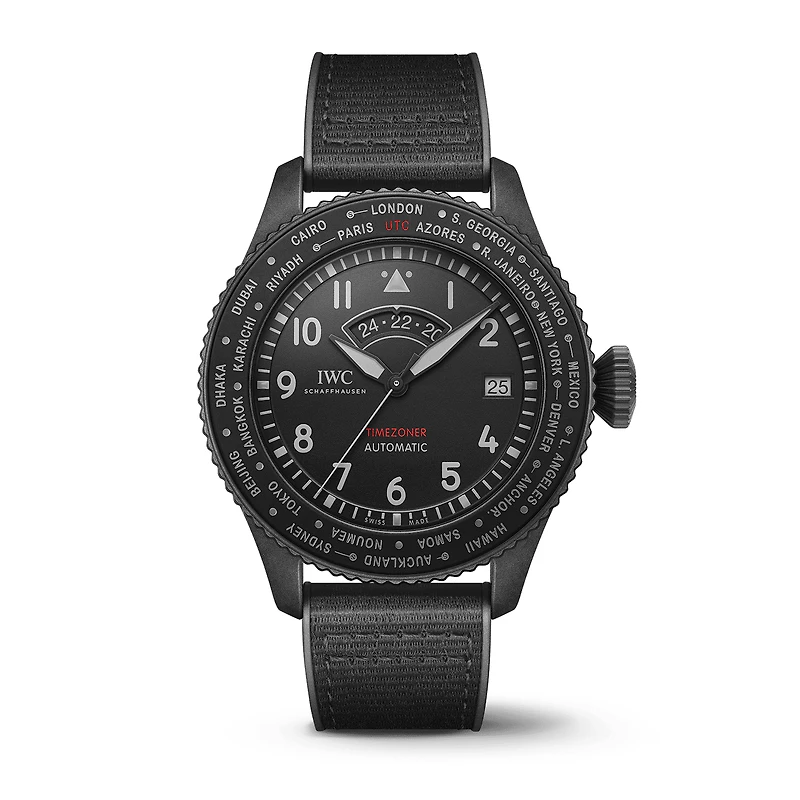 Shop pilot’s watch timezoner top gun ceratanium® in Canada | La Maison Monaco