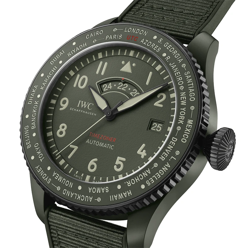 Shop pilot’s watch timezoner top gun woodland in Canada | La Maison Monaco