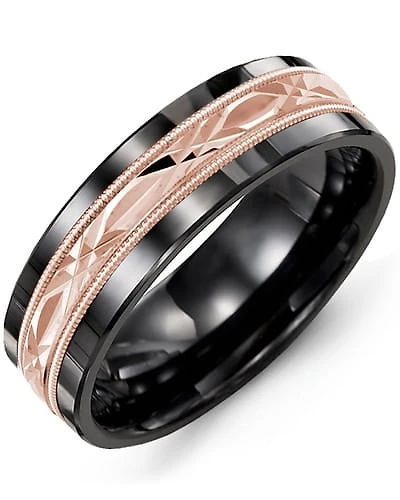 Shop madani men’s classic diamond cut milgrain in Canada | La Maison Monaco