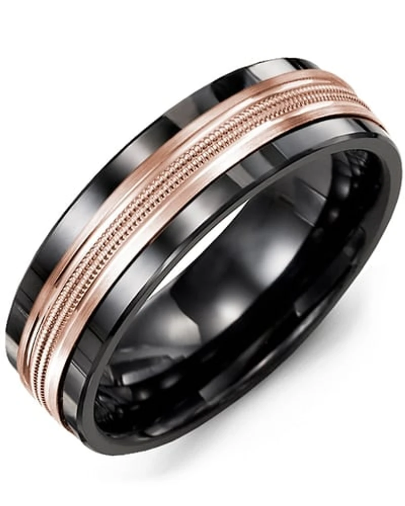 Shop madani men’s double milgrain wedding in Canada | La Maison Monaco