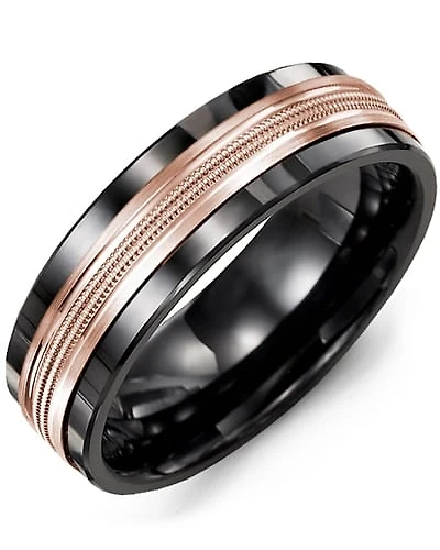 Shop madani men’s double milgrain wedding in Canada | La Maison Monaco