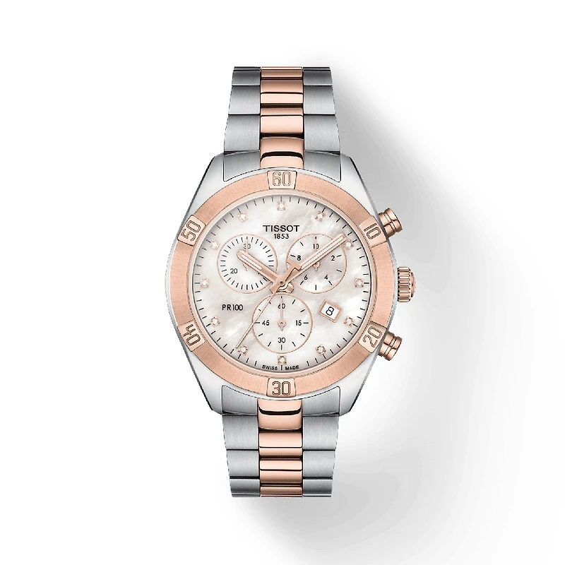 Shop tissot pr 100 sport chic chronograph in Canada | La Maison Monaco
