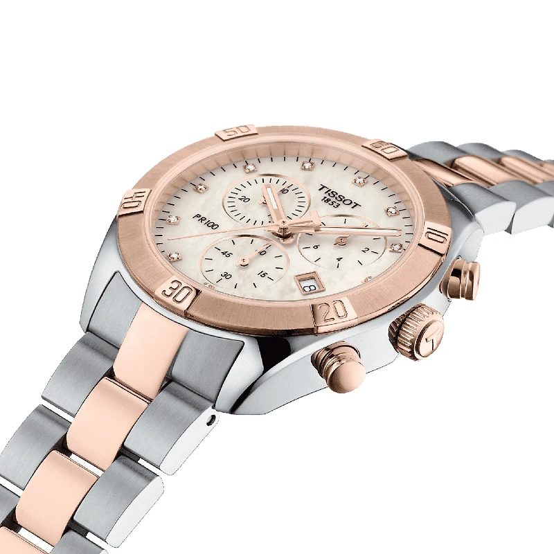 Shop tissot pr 100 sport chic chronograph in Canada | La Maison Monaco