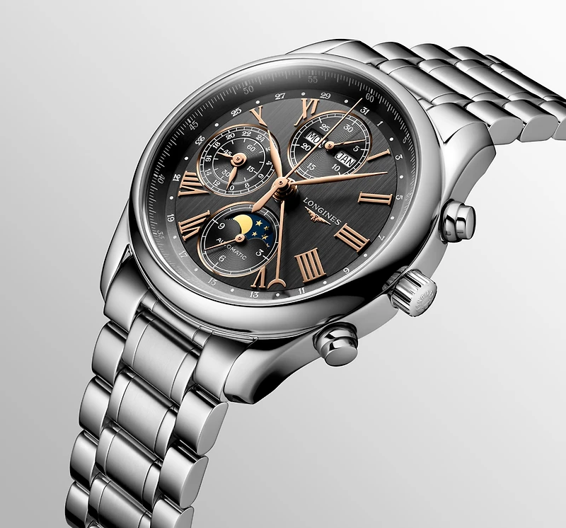 Shop longines master collection chrono moonphase in Canada | La Maison Monaco