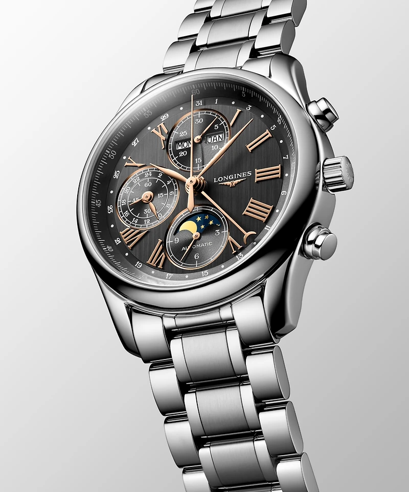 Shop longines master collection chrono moonphase in Canada | La Maison Monaco