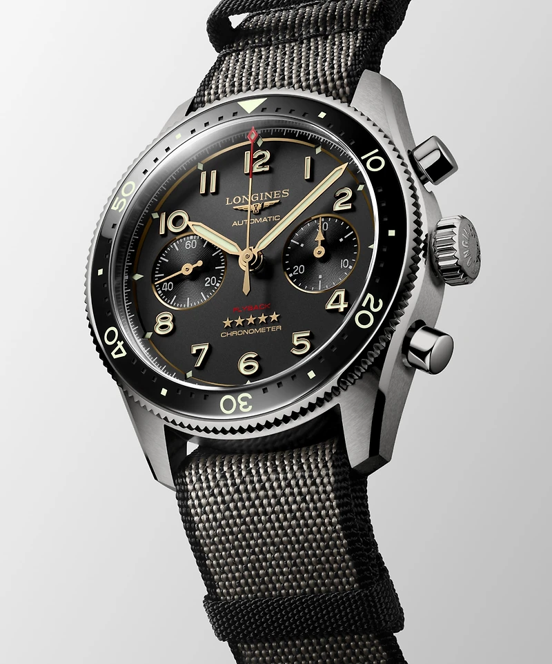 Shop longines spirit flyback titanium in Canada | La Maison Monaco