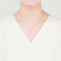 Shop akoya cultured pearl pendant in 18k white gold in Canada | La Maison Monaco