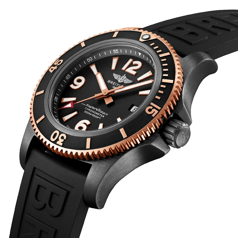 Shop superocean automatic 46 black steel in Canada | La Maison Monaco